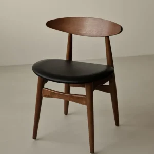Sedia da pranzo legno e imbottita Kyoto