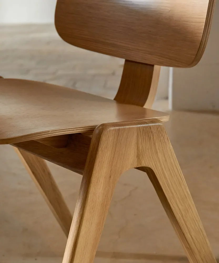Sedia da pranzo legno Vega