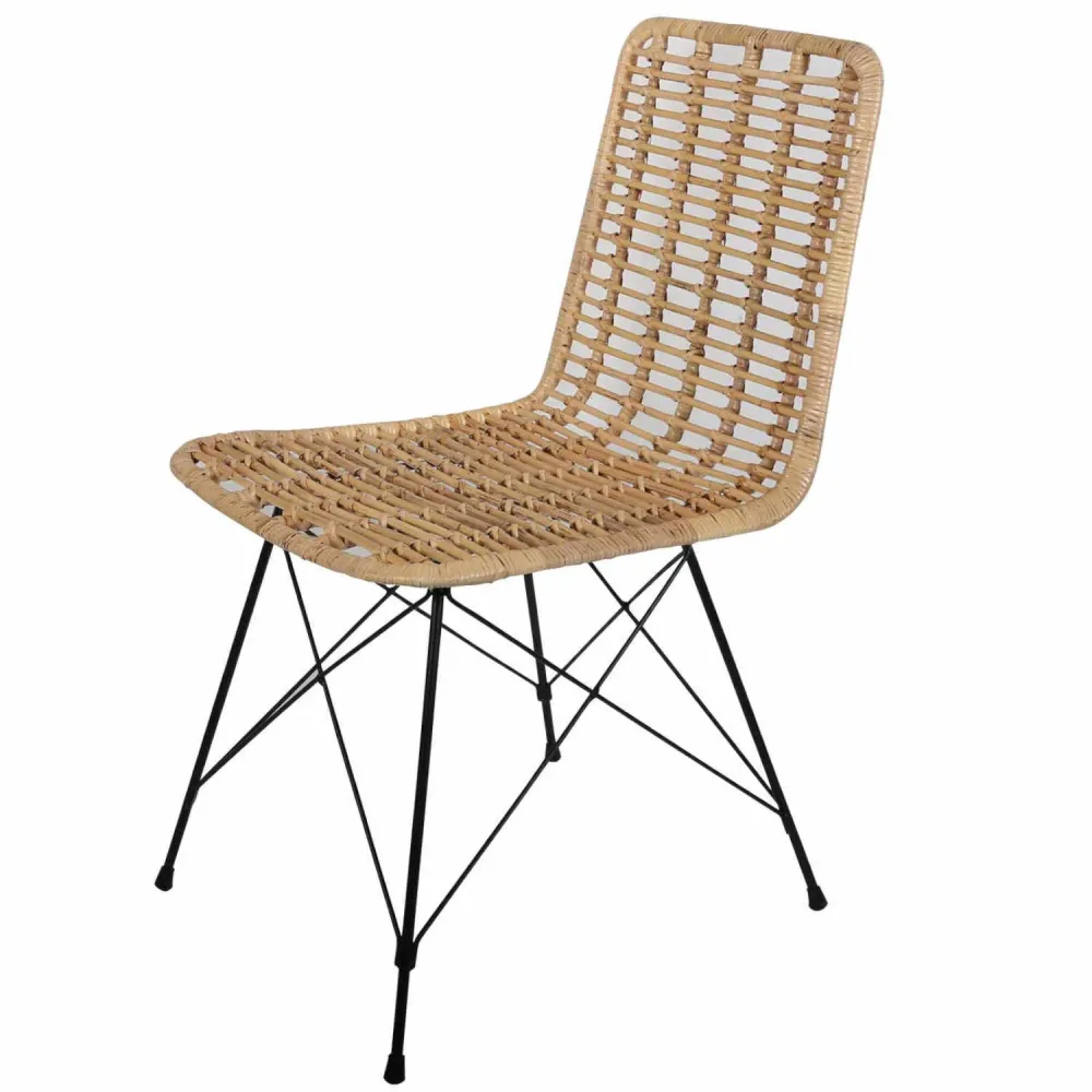 Sedia rattan Valencia Naturale