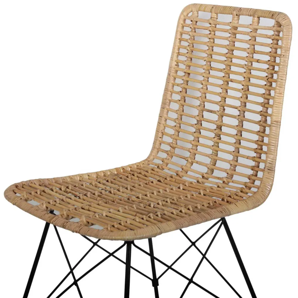 Sedia rattan Valencia Naturale