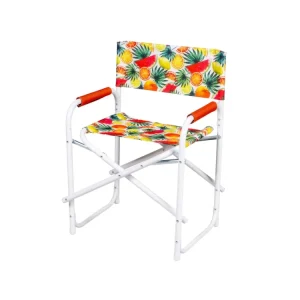 Sedia regista alluminio 24mm fantasia fruit new