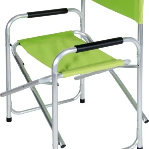 Sedia Regista Alluminio Cm. 47X57X78 H Col. Verde