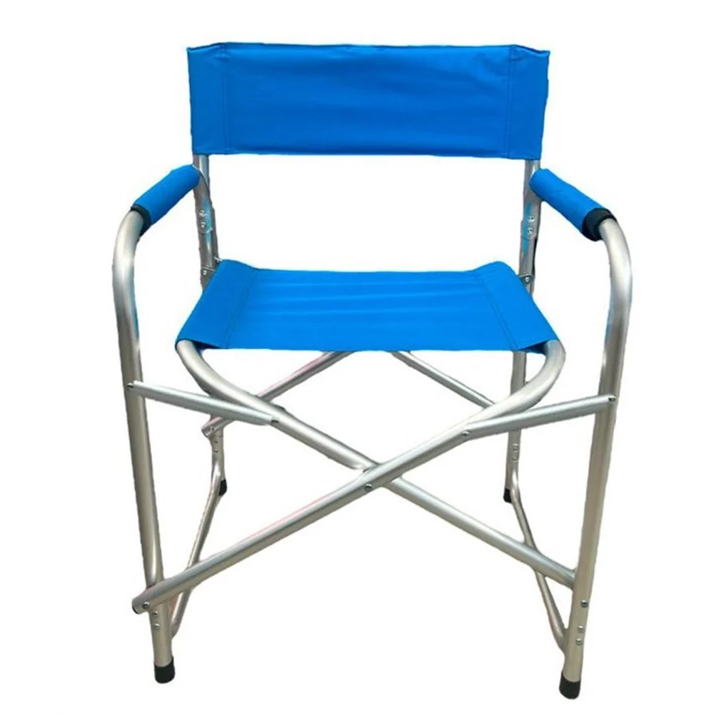 Sedia Regista Blu Alluminio Per Mare Pesca Spiaggia Giardino Pieghevole 490005