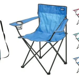 Sedia regista pieghevole metallo colori assortiti con custodia - 81x51x42 cm - Koopman