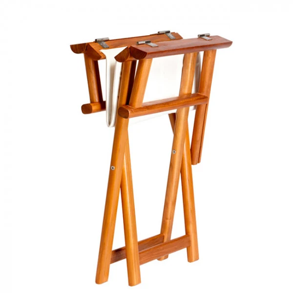 Sedia Regista Pieghevole Teak Colore Ecru' 52X4