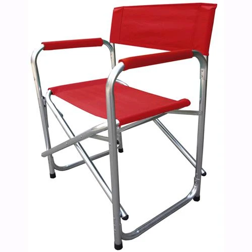 Sedia Regista Regia Per Spiaggia Mare Giardino Colore Rosso 1Pz