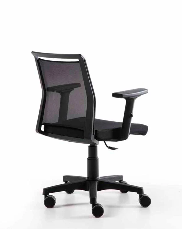 Sedia regolabile per ufficio operativa tessuto tecnico cm 63x57x91/104h