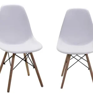 Sedia resina+legno bianca 2805750000