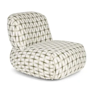 Sedia da salotto ritz beige verde
