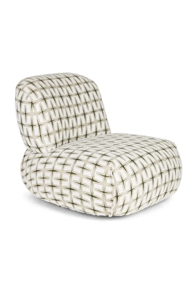 Sedia da salotto ritz beige verde