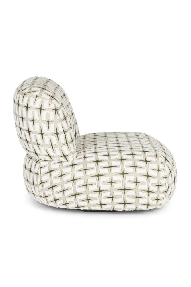 Sedia da salotto ritz beige verde