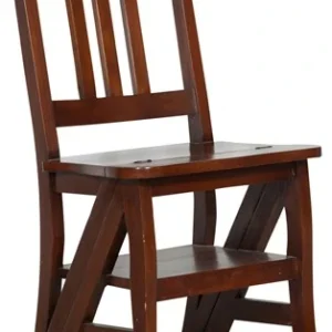 Sedia scaletta classica legno cm 44x38x90h