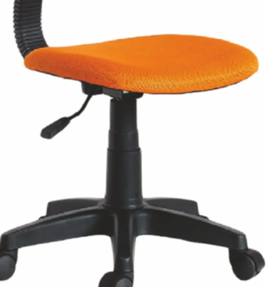 Sedia Scrivania Cameretta Arancio Girevole Altezza Regolabile Design Ergonomico