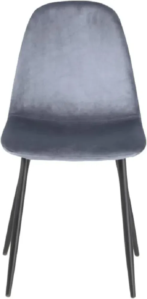 Sedia set 4pz da Cucina Grigio Polvere Velluto Elegante Moderno 43x53H 47.5cm