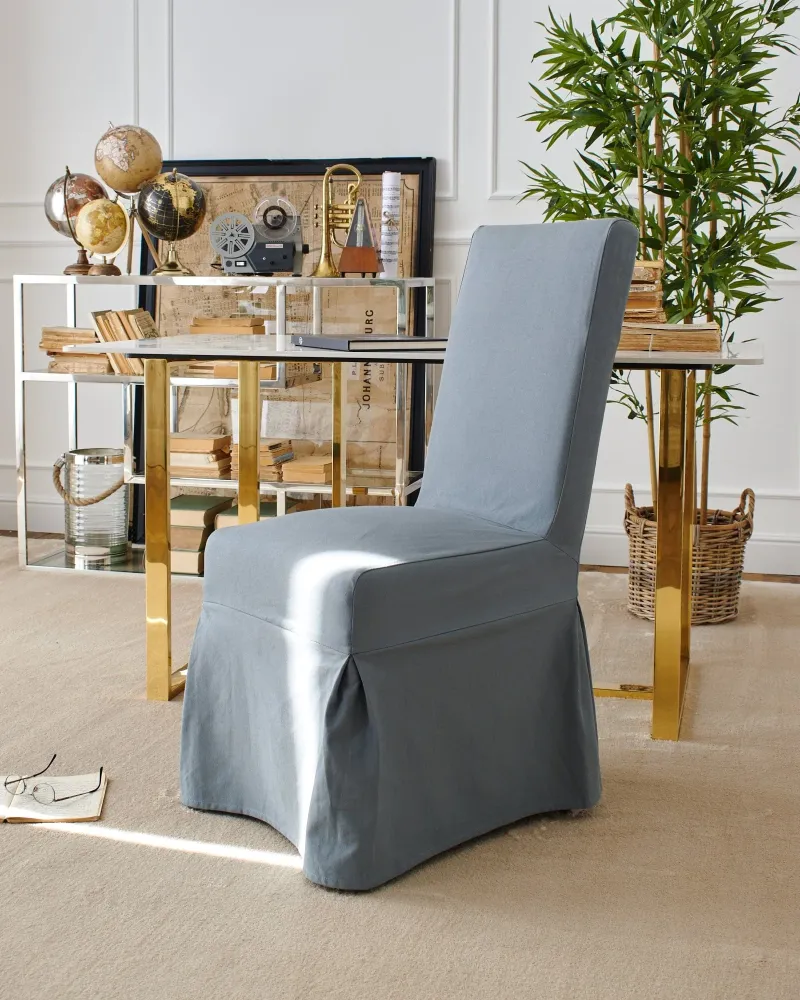 Sedia sfoderabile tessuto di cotone Grey