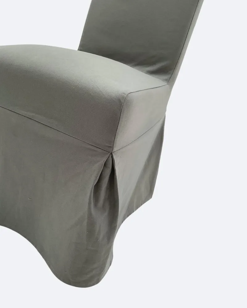 Sedia sfoderabile tessuto di cotone Grey