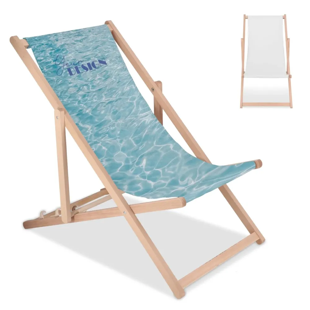Sedia da spiaggia pieghevole con sublimazione