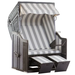 Sedia da spiaggia professionale Mar Baltico Poel PVC - design grigio 989