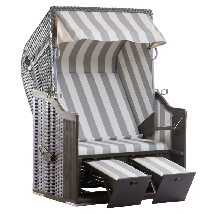 Sedia da spiaggia professionale Mar Baltico Poel PVC - design grigio 989