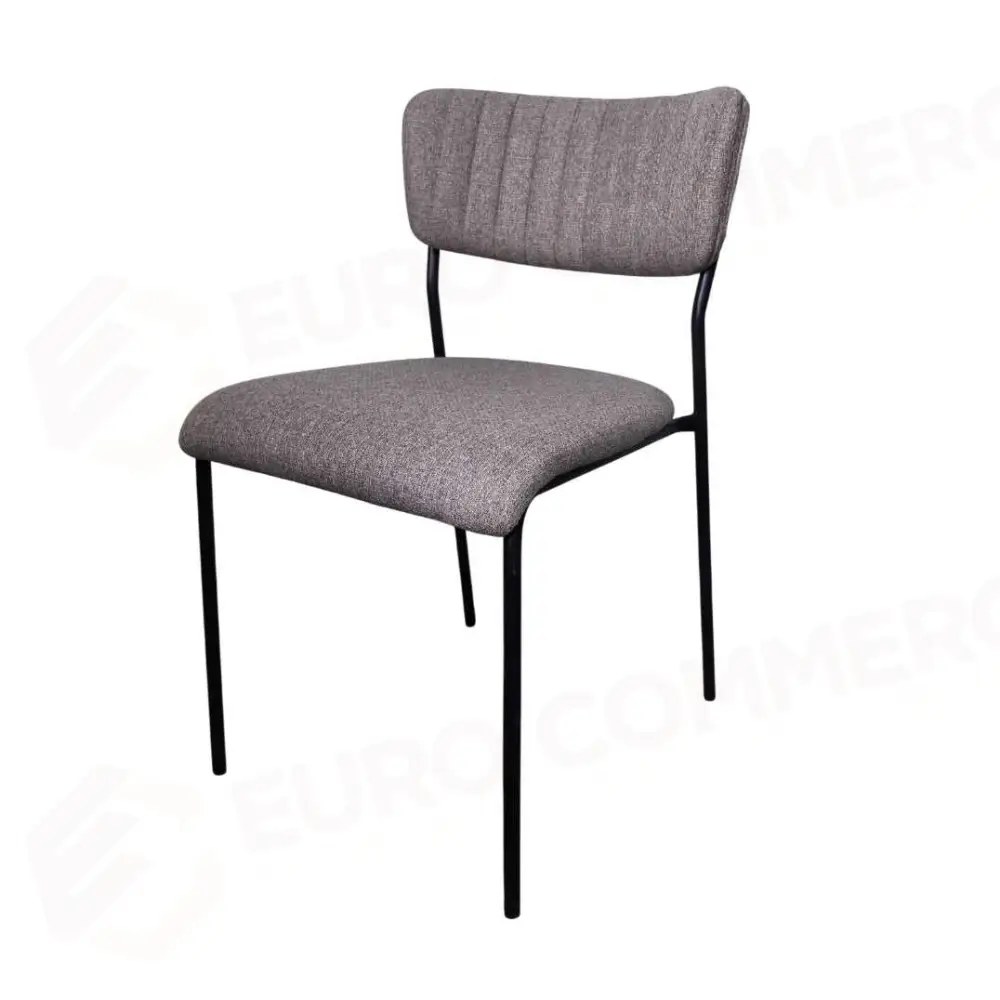 SEDIA TESSUTO GABY TORTORA STRUTTURA NERO CM42X43H47/77,5 - 2813010000 - VACCHETTI