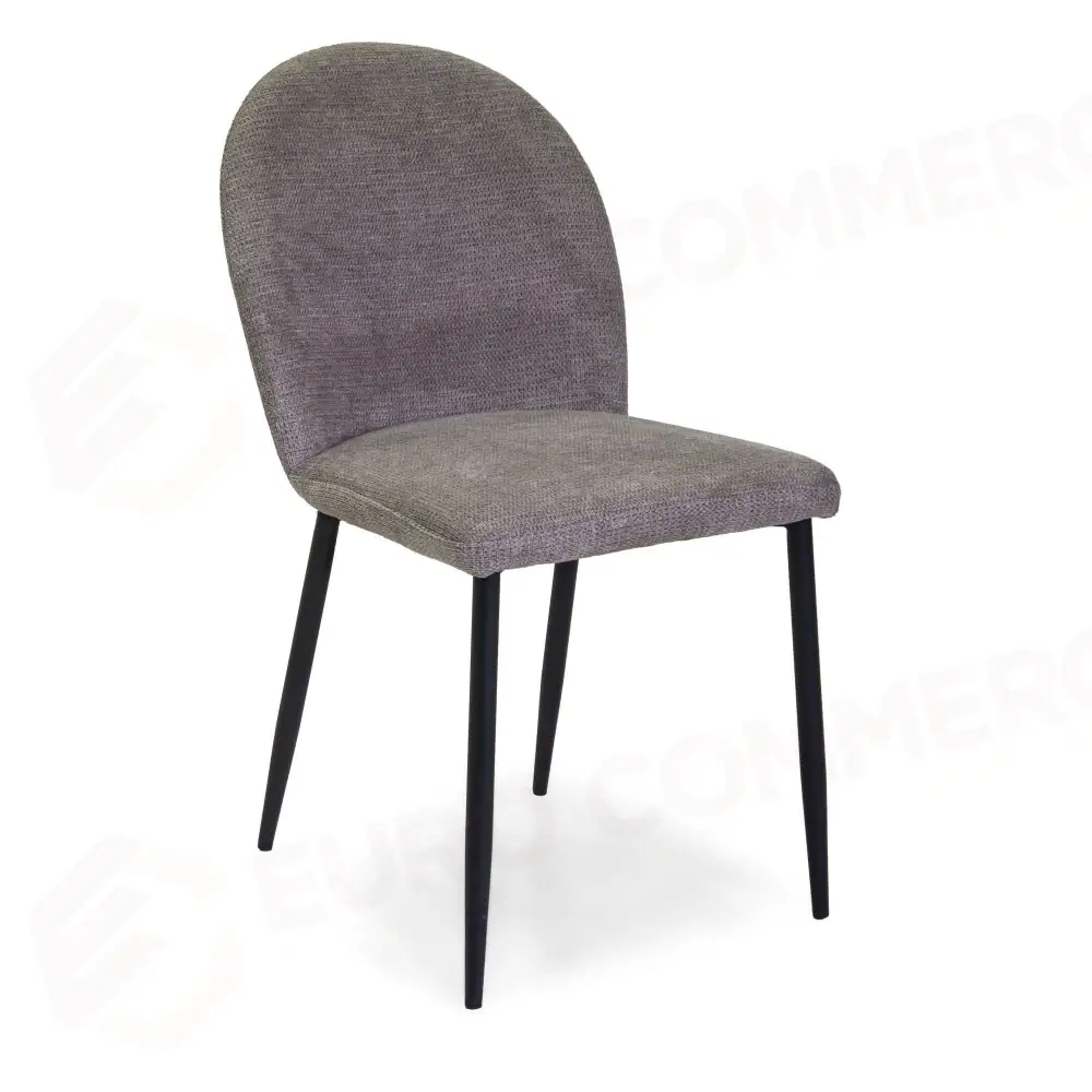 SEDIA TESSUTO MARY GRIGIO STRUTTURA NERO CM44,5X57,5H47/82,5 - 2811280000 - VACCHETTI