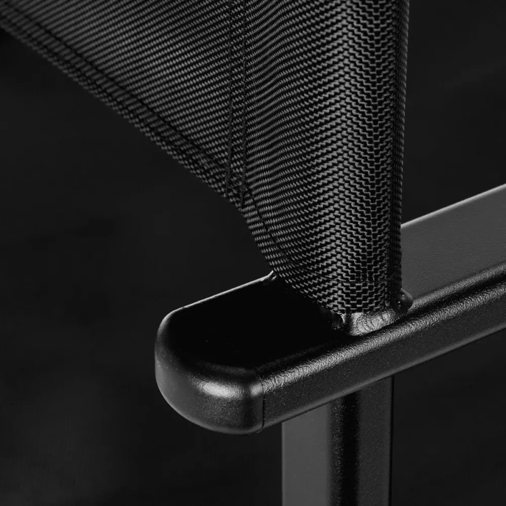 Sedia da trucco alluminio nero