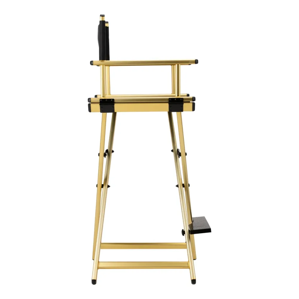 Sedia da trucco alluminio oro