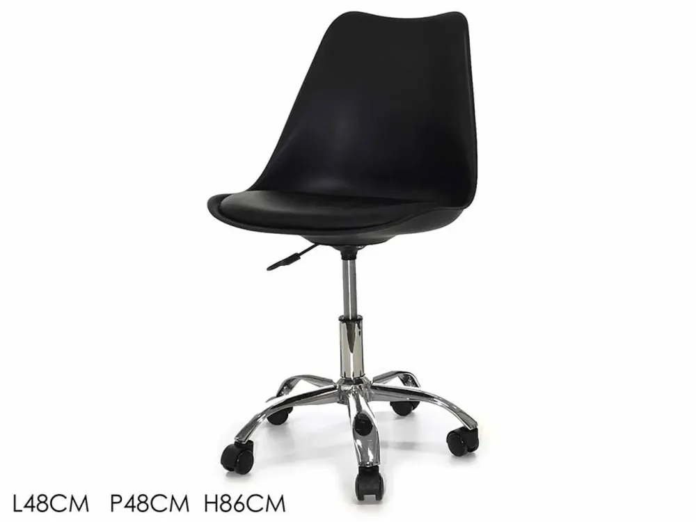 Sedia da ufficio colore nero