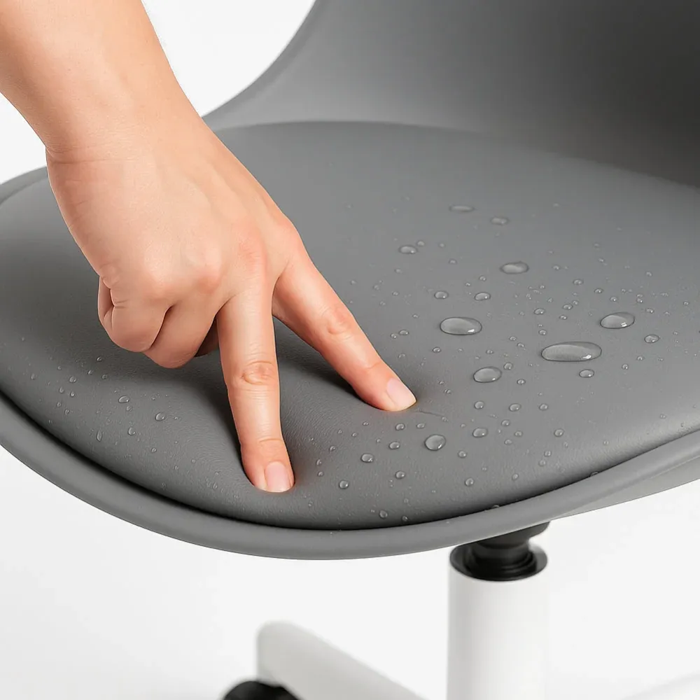 Sedia da Ufficio Full Grigio Poltrona da Studio e Casa Ergonomica con Ruote