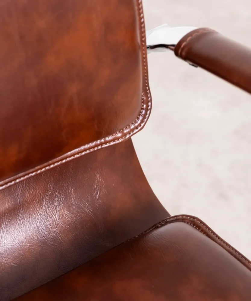 Sedia da ufficio similpelle Low Back Dallas
