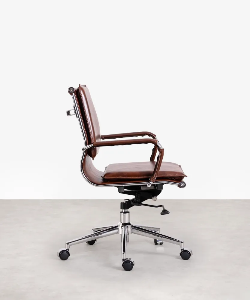 Sedia da ufficio similpelle Low Back Dallas