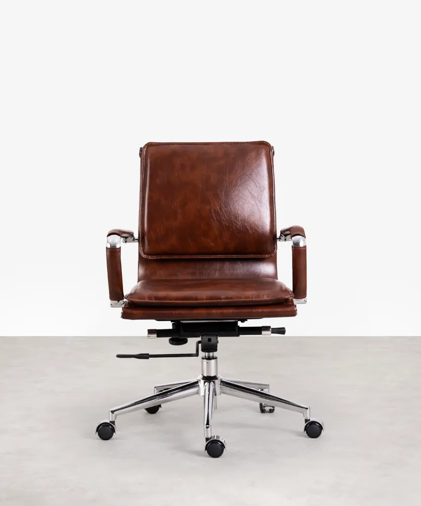 Sedia da ufficio similpelle Low Back Dallas