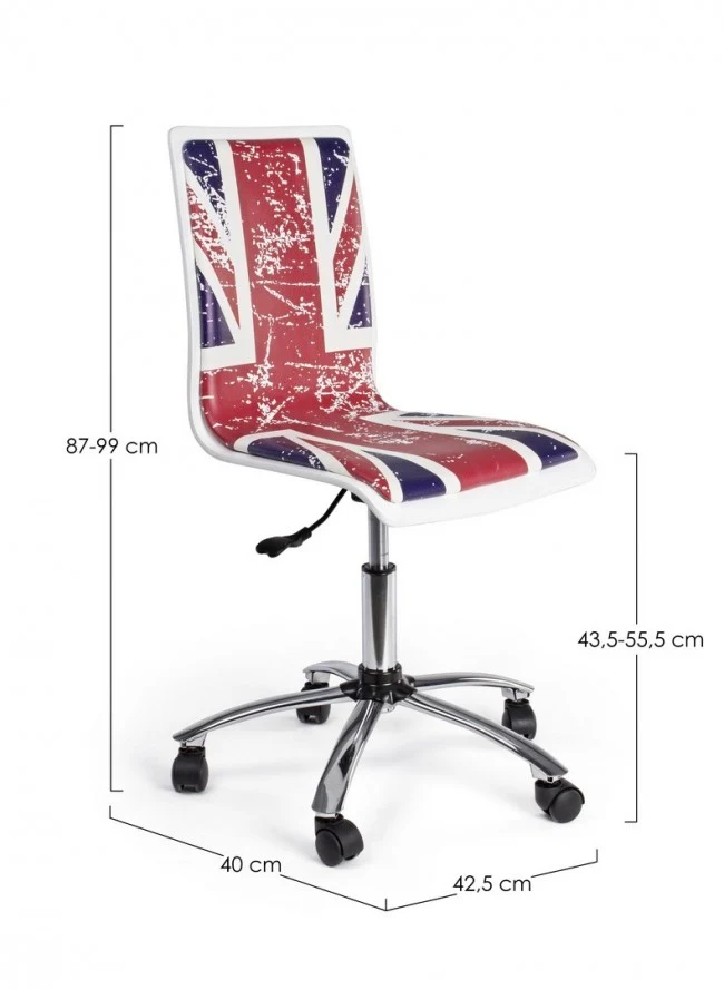 SEDIA UFFICIO YOUNG BRITISH