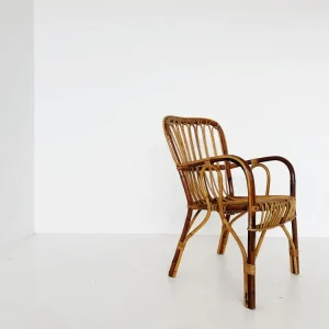 Sedia vimini degli'anni 60