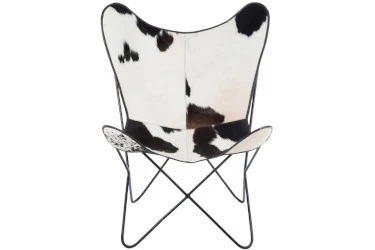 Sedia vintage chic pelle