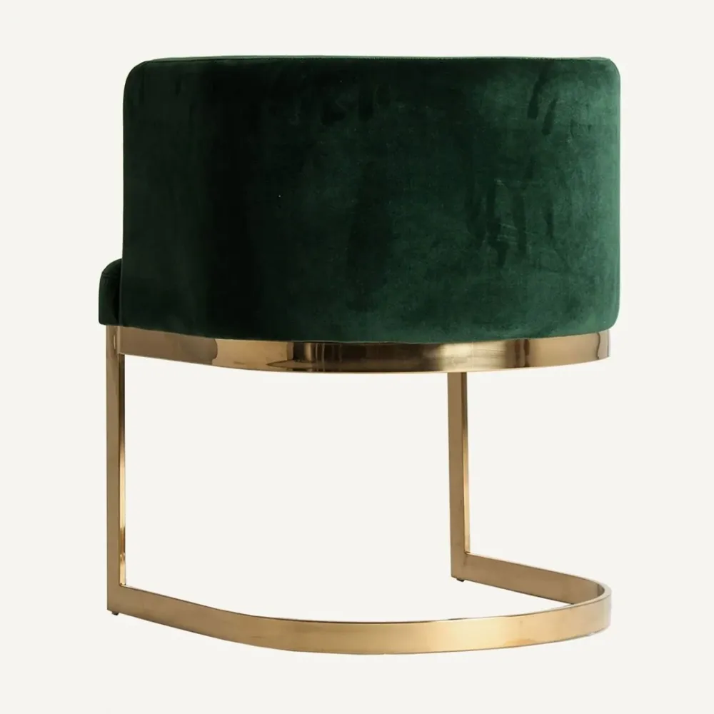 Sedia vintage chic verde