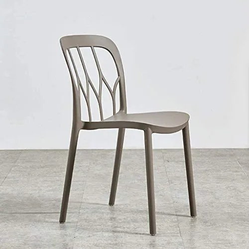 creatività Dormitorio Sedia Moderno Studio Minimalista Sala Sedia Home Indietro Sedia di plastica Sgabello Pieghevole Nord...
