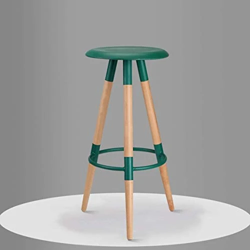 WHLONG Verde High Bar Sedia di Legno Solido Minimalista Moderno Bar Table High Chair Creative personalità Bar Stool Bar Ta...