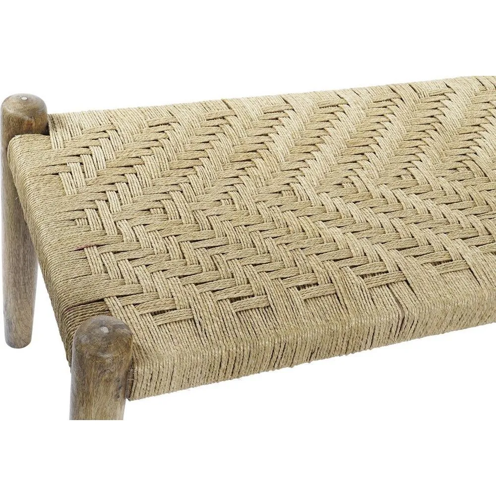 Sedile panca corda boho chic