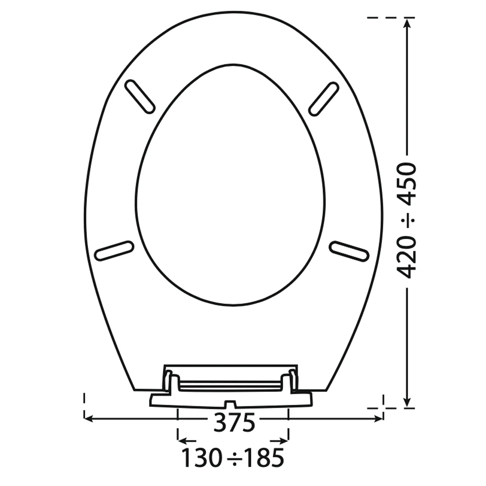 Sedile Termoplastico K2 Universale Champagne