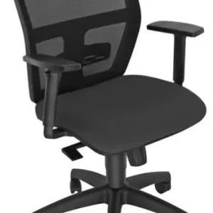 Seduta operativa ergonomica Kemper - braccioli regolabili - nero - Unsit Unisit