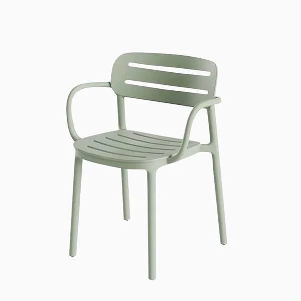 SEDIE CROISETTE CON BRACCIOLI, SET 4 PEZZI Anthracite Serralunga