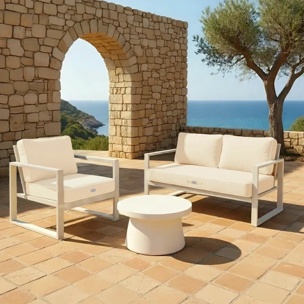 Set Cuscini Premium 60x60 Giallo Beurre - Spesso 12cm & Finitura con Profilo
