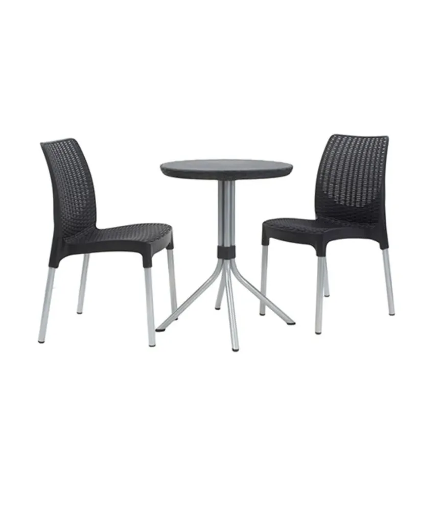 Set di mobili da balcone Chelsea 3 pezzi Curver