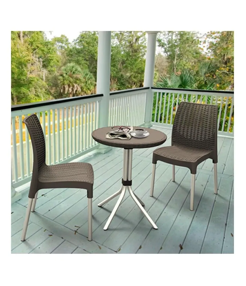 Set di mobili da balcone Chelsea 3 pezzi Curver