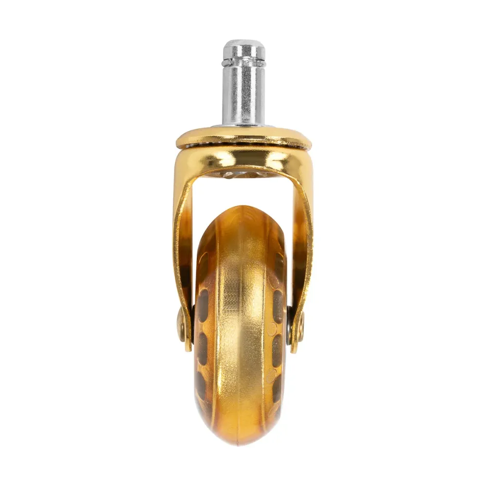 Set di 5 pezzi di ruote per sgabello Roll Speed oro press-on