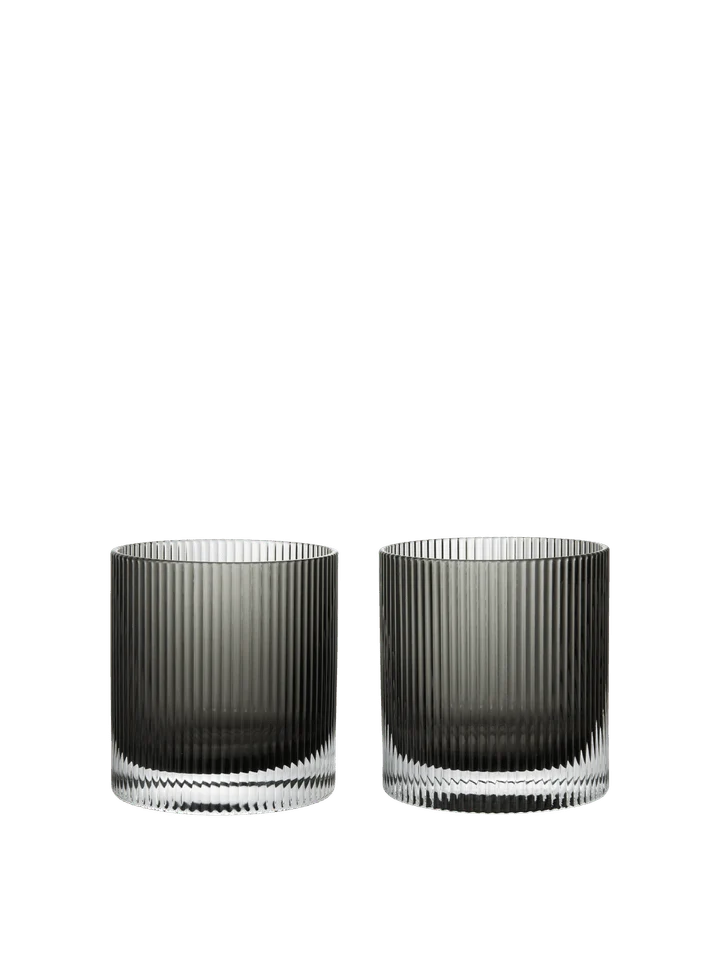 Set da 2 Ripple grigio fumo