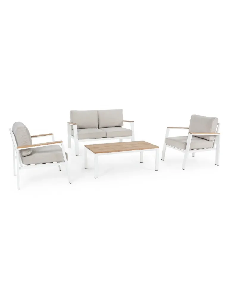 Set Salotto Belmar - 4 pezzi - bianco Ordinabile Telefonicamente