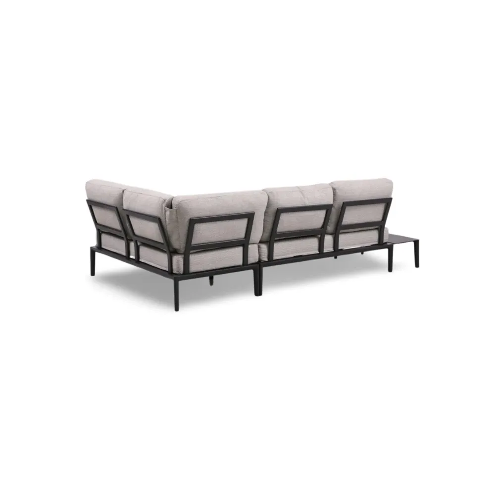 Set salotto da giardino modulare Fiore 4 posti con tavolino