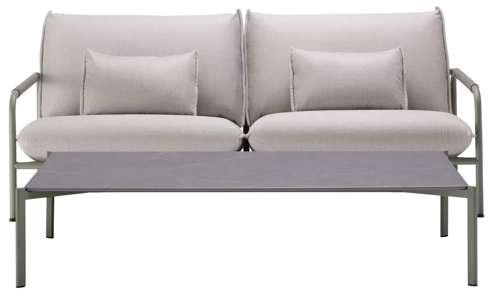 Set da salotto SAMOA_Divano + Tavolo grande